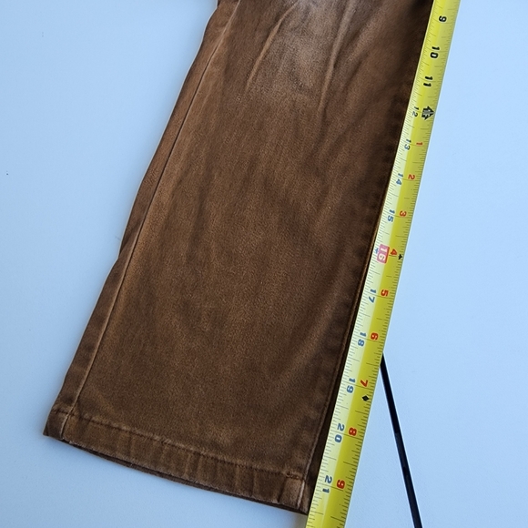 Brown Corduroy Pants with Straight-Leg Cut - Picture 2 of 11